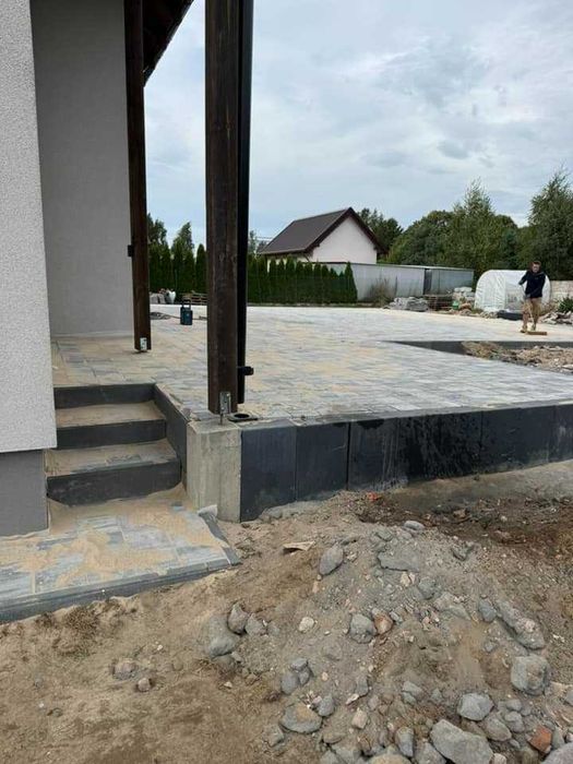 Wolne terminy ! Układanie Kostki brukowej Płyt Drogowych Pyt Jumbo,