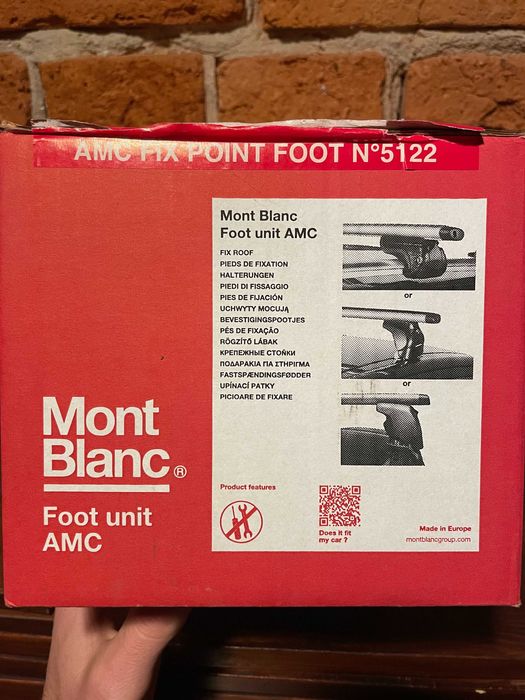 Bagażnik dachowy baza AMC 5122 Mont Blanc z belkami aluminiowymi AERO