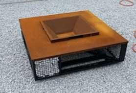 Palenisko ogrodowe z rusztem gril. Corten.polecam!!!