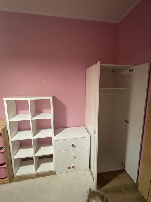 Regal bialy Flysta Ikea 69x132 cm