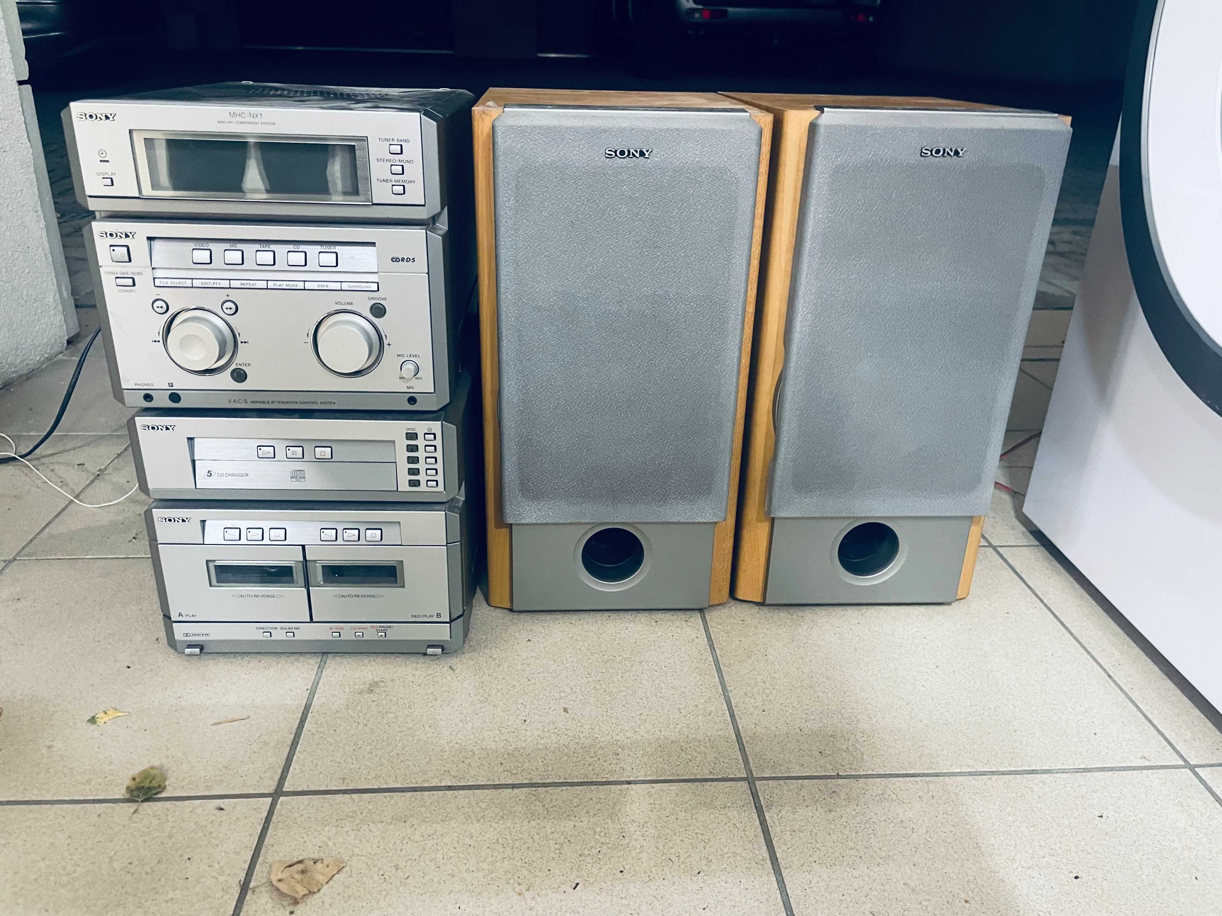 SUPER OKAZJA - wieża Sony MHC NX1  - PILNa wyprowadzka