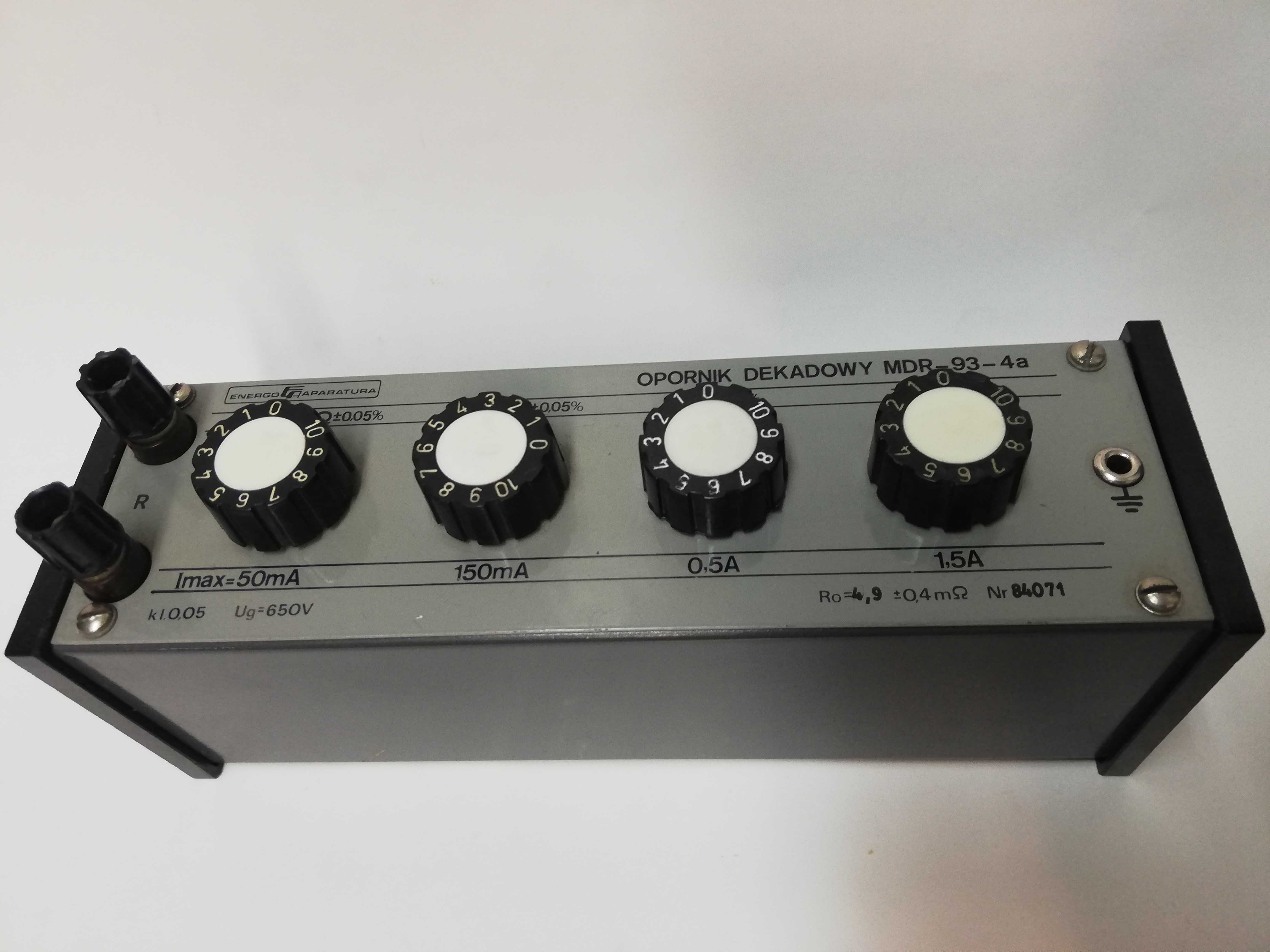 Opornik Dekadowy, dekada oporowa MDR-93 4a Energo Aparatura