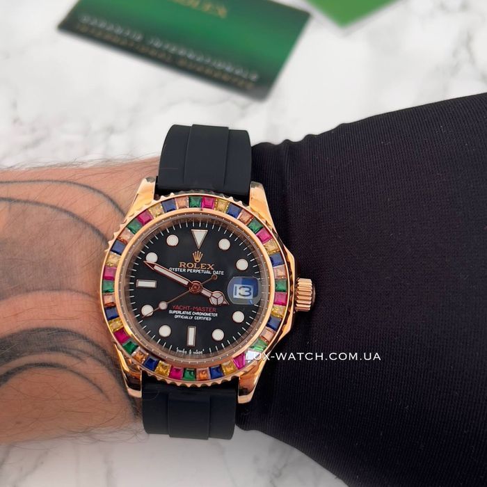 Часы Rolex Yacht-Master Diamond Rubber