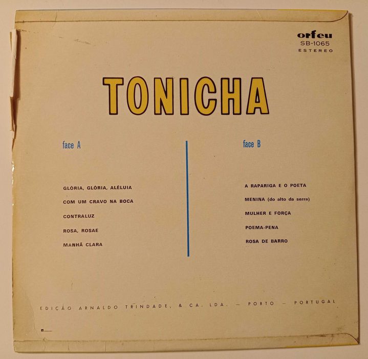Tonicha disco vinil
