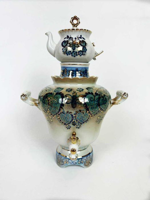 Чайник фарфор порцеляна СССР СРСР Коростень Самовар