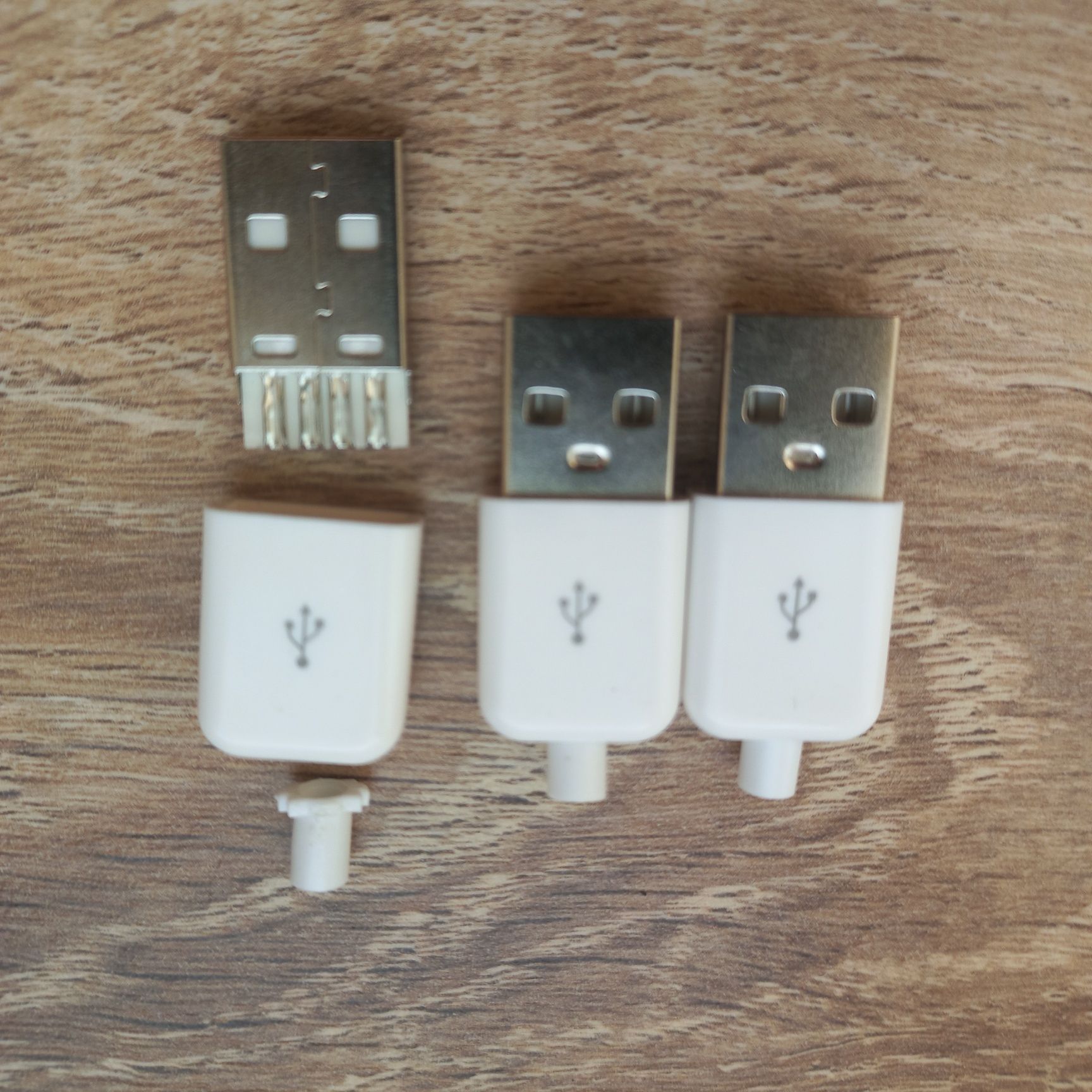 Вилка USB-A под пайку