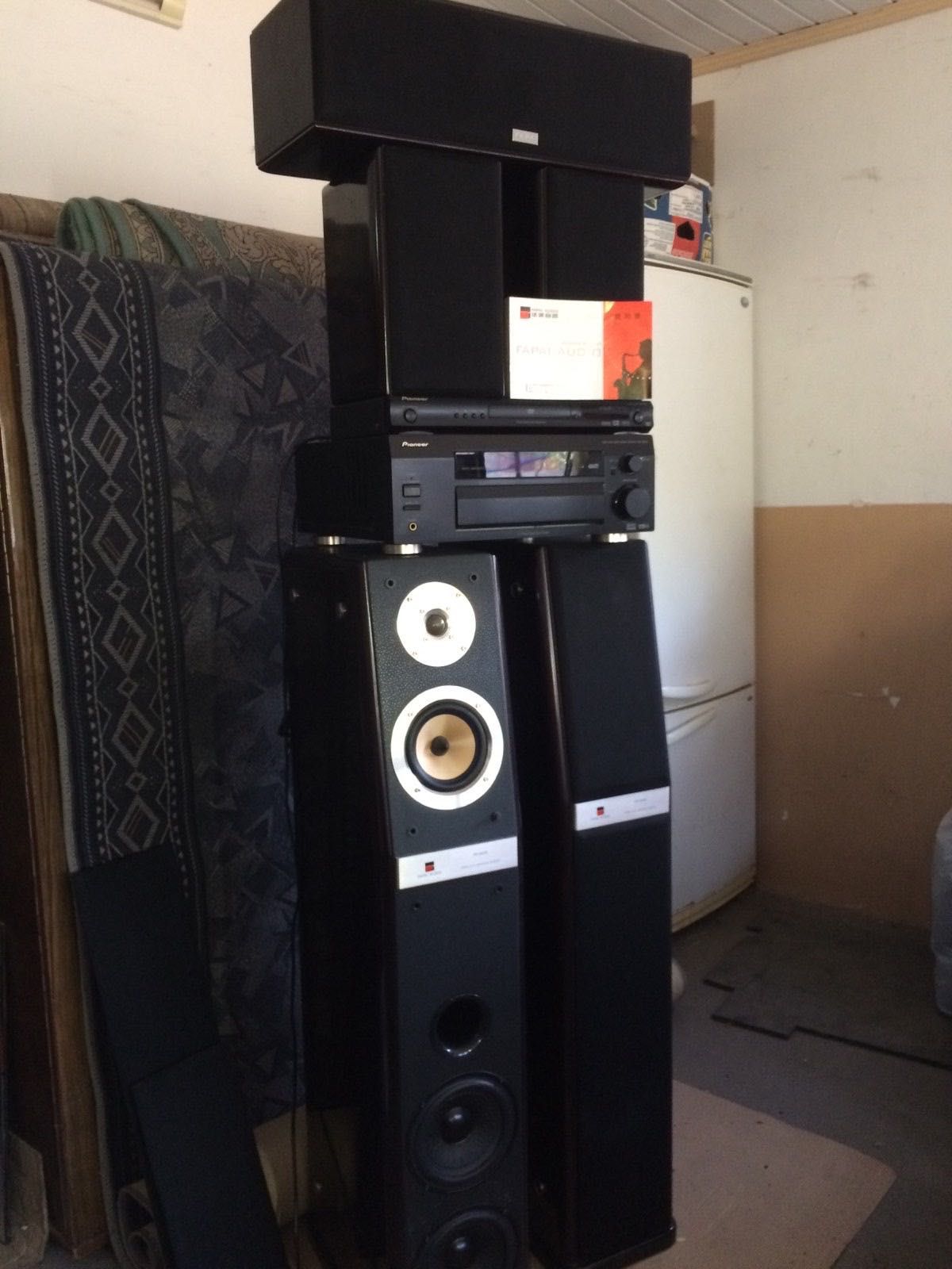 Комплект: акустика Fapai, Pioneer VSX-D811S-K, AV ресивер и DVD плеер