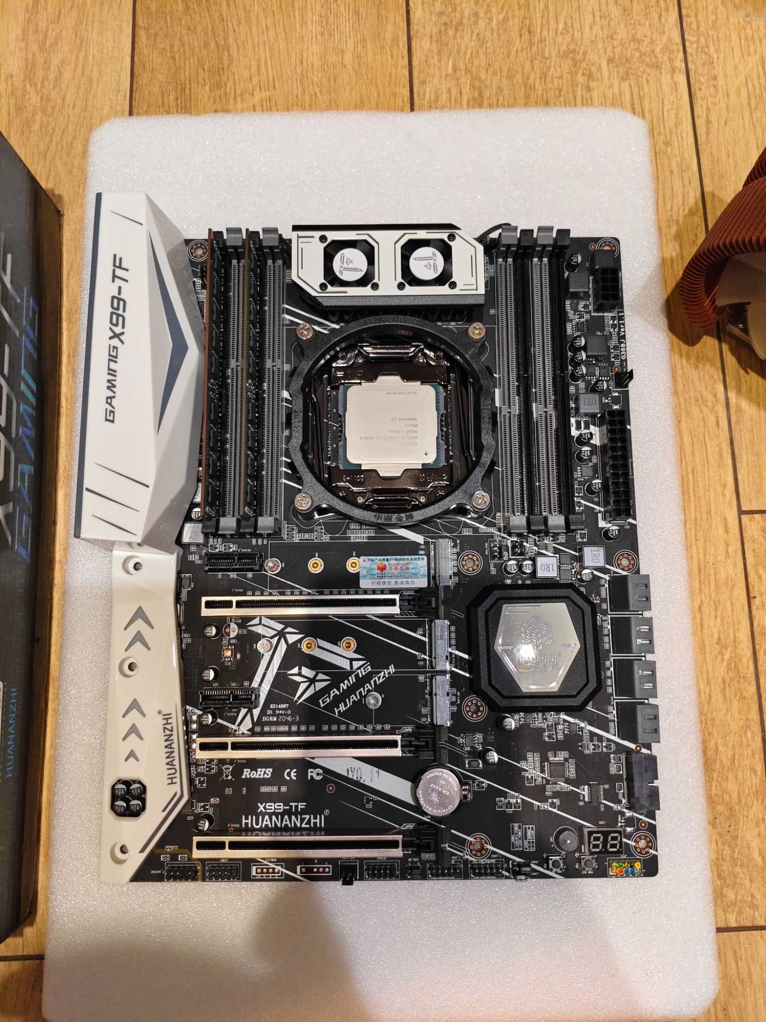 Комплект Intel Xeon E5-2678 v3, Huananzhi Gaming X99-TF, 16ГБ DDR4