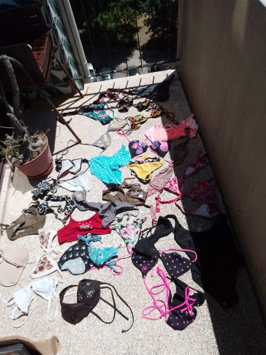 Praia?ou piscina?Varanda dos Bikinis/FatosBanho Mulher/Criança Desde2E