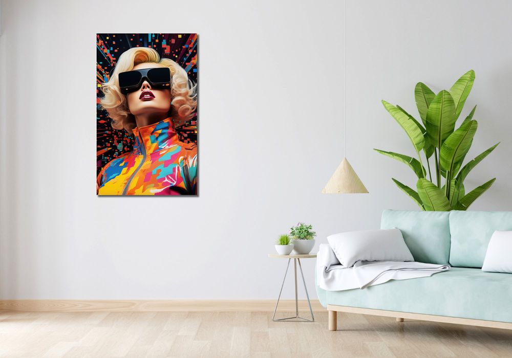 Obraz 60x100cm Retro Futuryzm