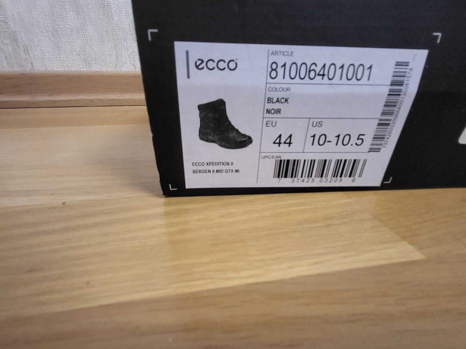 Ботинки зимние Ecco в идеальном состоянии, 44р. БУ