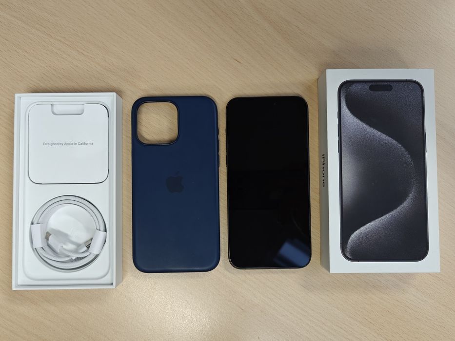 iPhone 15 PRO MAX 512GB, czarny. Stan idealny. Nienaprawiany. Komplet.