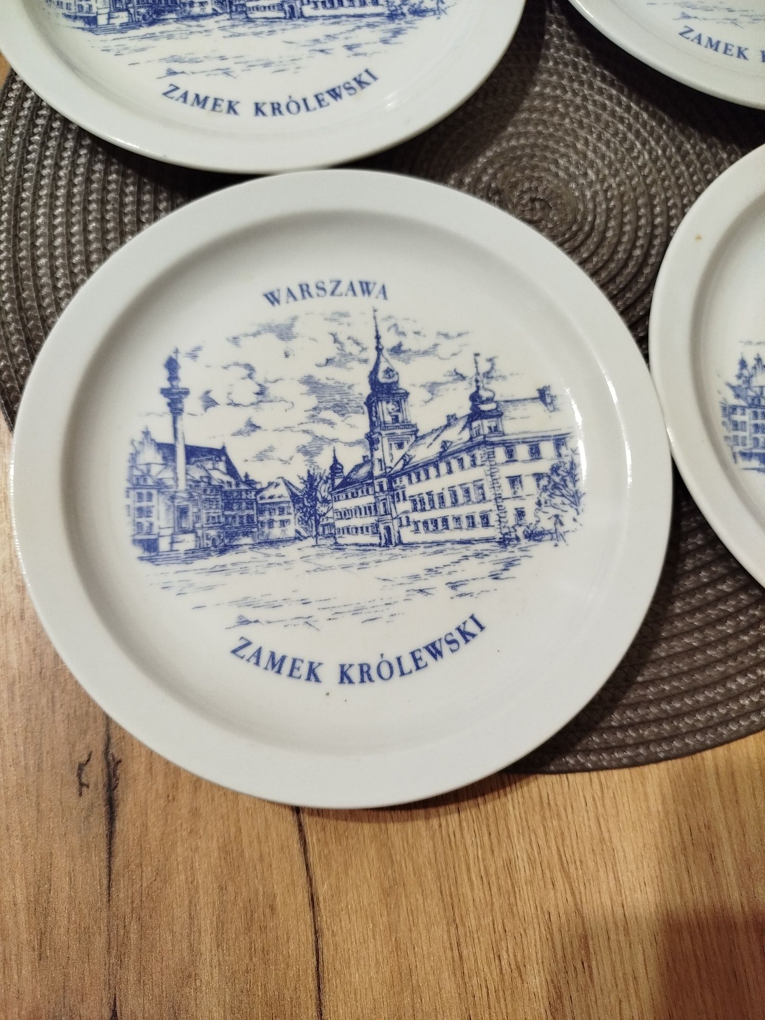 Talerze PRL Zamek Królewski Warszawa