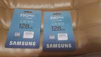 Карта пам'яті Samsung Evo Plus microSDXC 128GB UHS-I U3 V30 A2 + SD AD