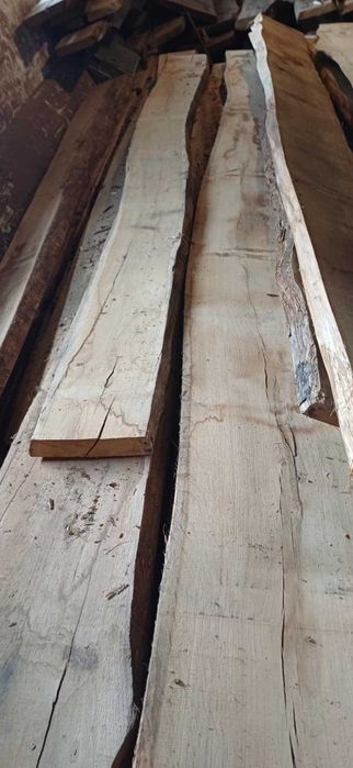 Tarcica dębowa sucha po suszarni deska dębowa 50mm długa klasa 3-4