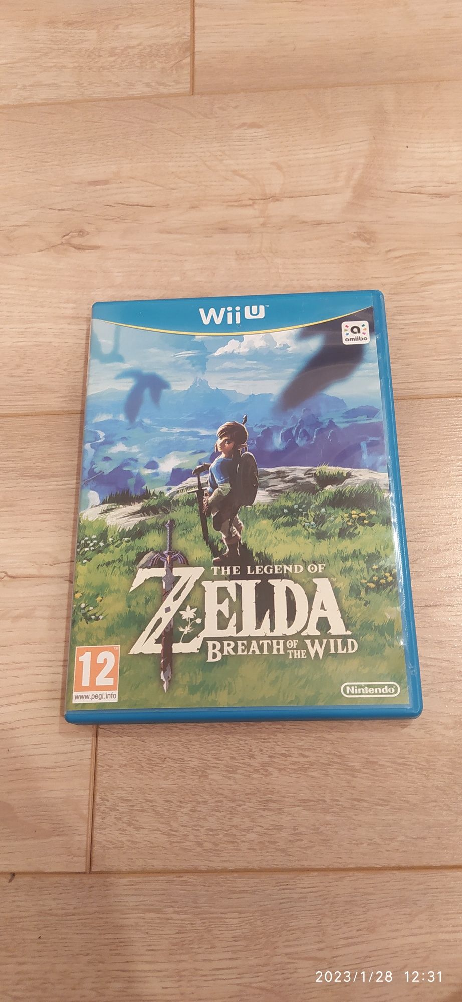 The Legend of Zelda Breath of the Wild Nintendo Wii U UK PAL stan Mint