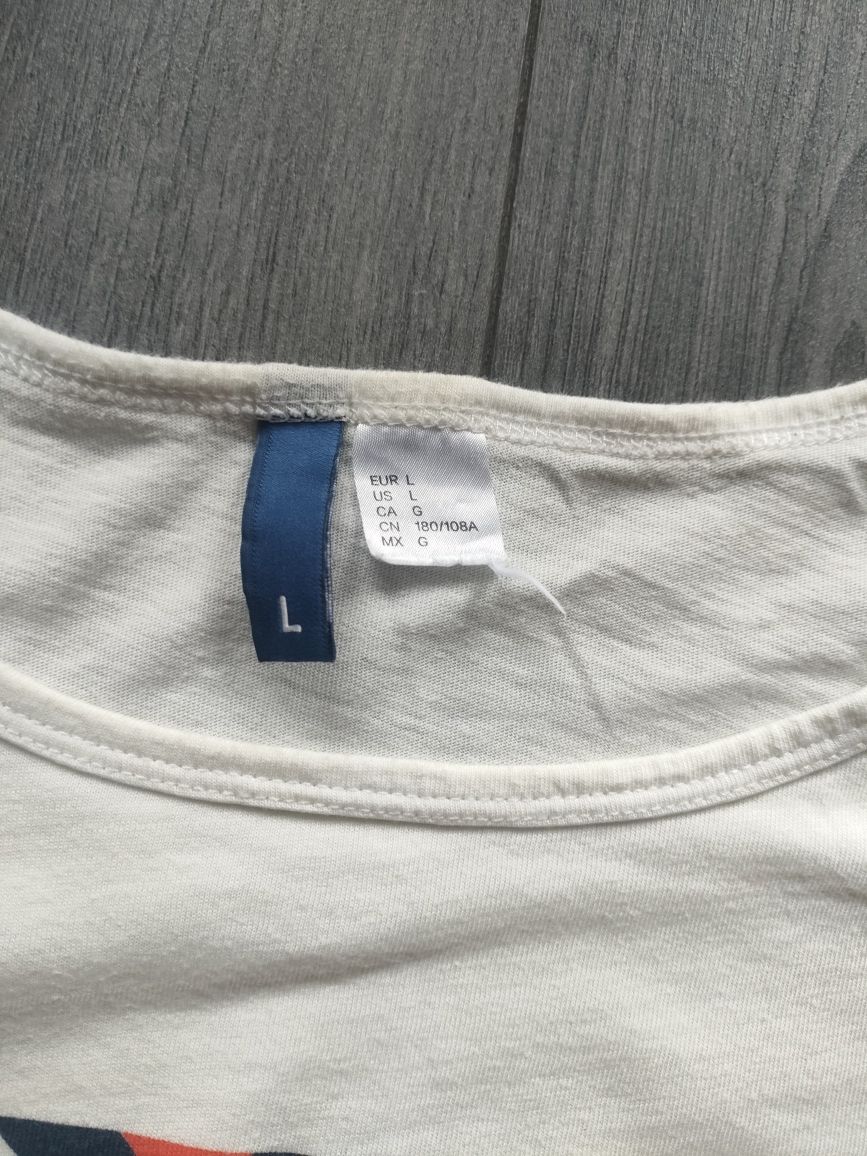 Koszulka męska H&M rozmiar L/XL

- stan: bardzo dobry

- rozmiar: L al