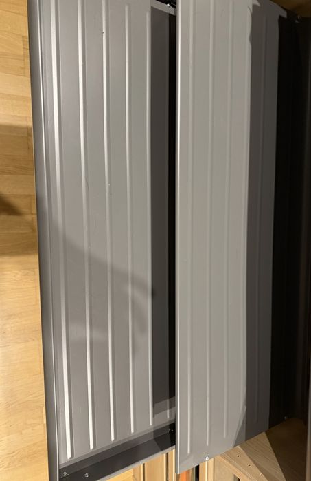 KOMPLEMENT IKEA Wysuwana półka na buty, ciemnoszary, 100x58 cm