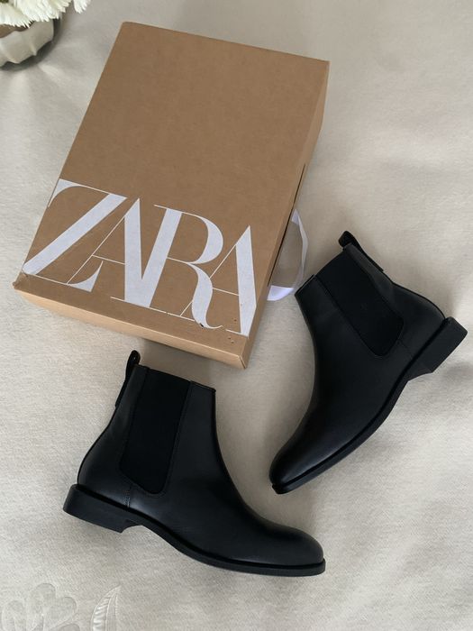 Чоловічі шкіряні челсі Zara 39 розмір