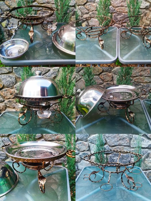 Садж для подачі та підігріву страв приготовлених на мангалі