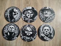 Podkładki pod kubki Horror