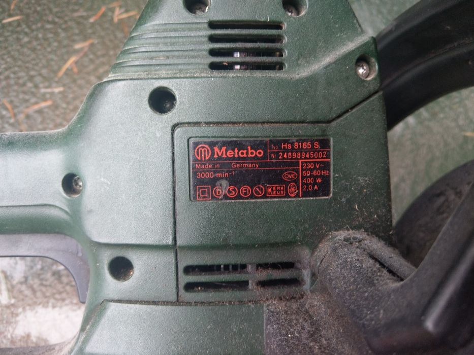 Nożyce do żywopłotu Metabo HS 8165 s