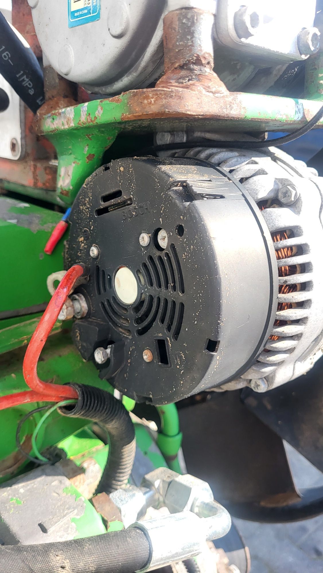 Alternator sprężarka klimatyzacji john deere 6910
