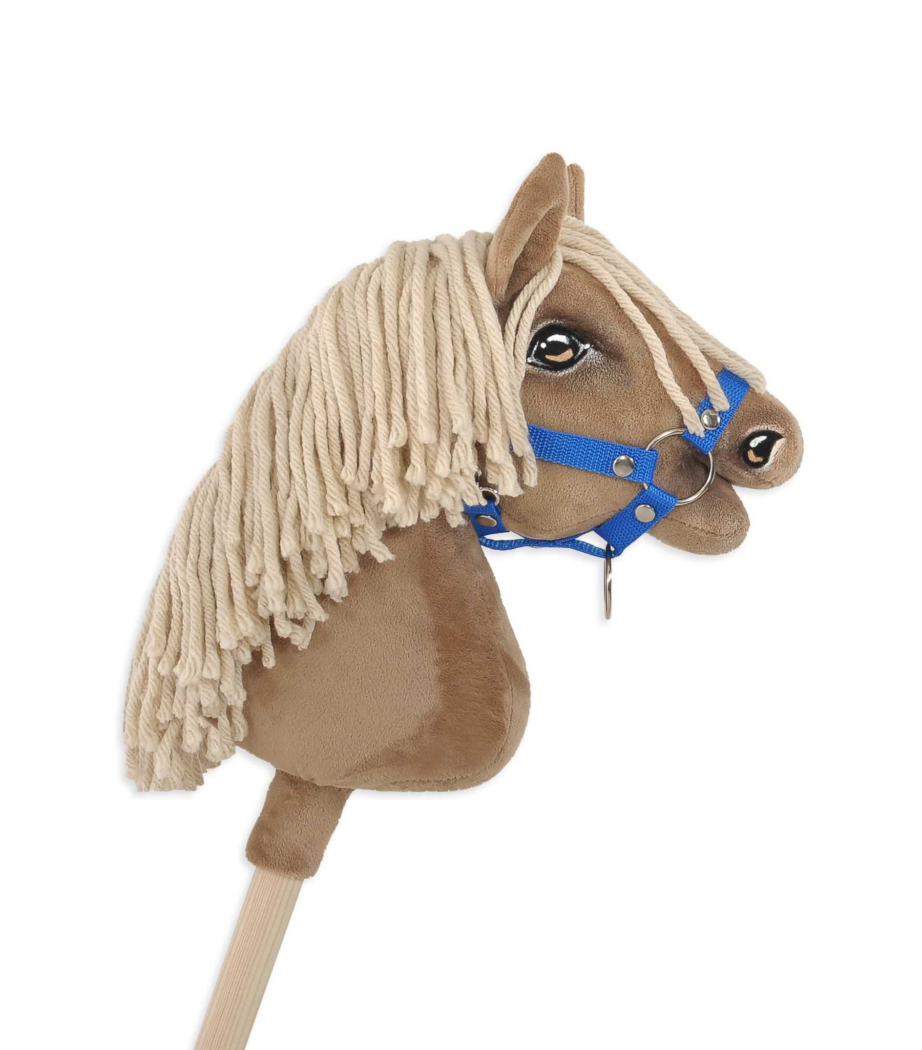 Kantar dla konia Hobby Horse A4 zapinany mały - niebieski!