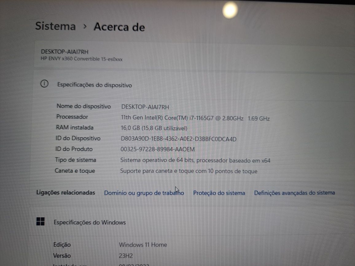HP Envy 360 convertible 15
