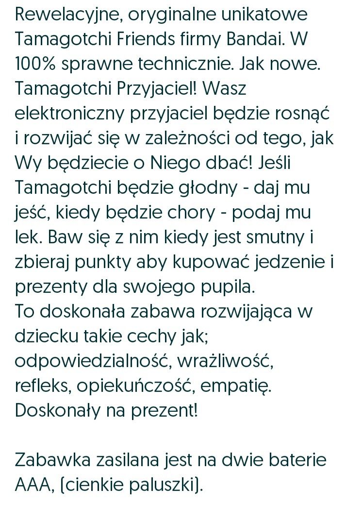 Tamagotchi frends przyjaciel