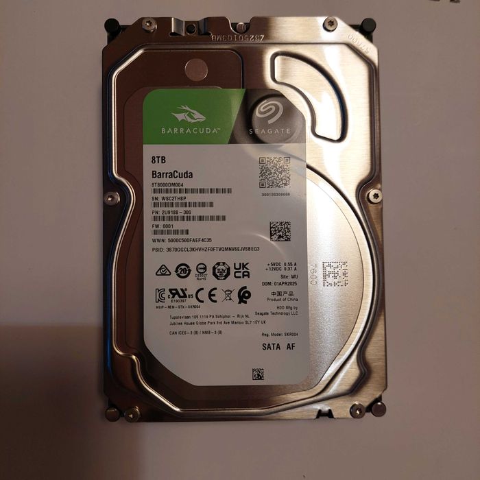 Disco Seagate Barracuda 8TB 5400rpm 256MB SATA III c/factura