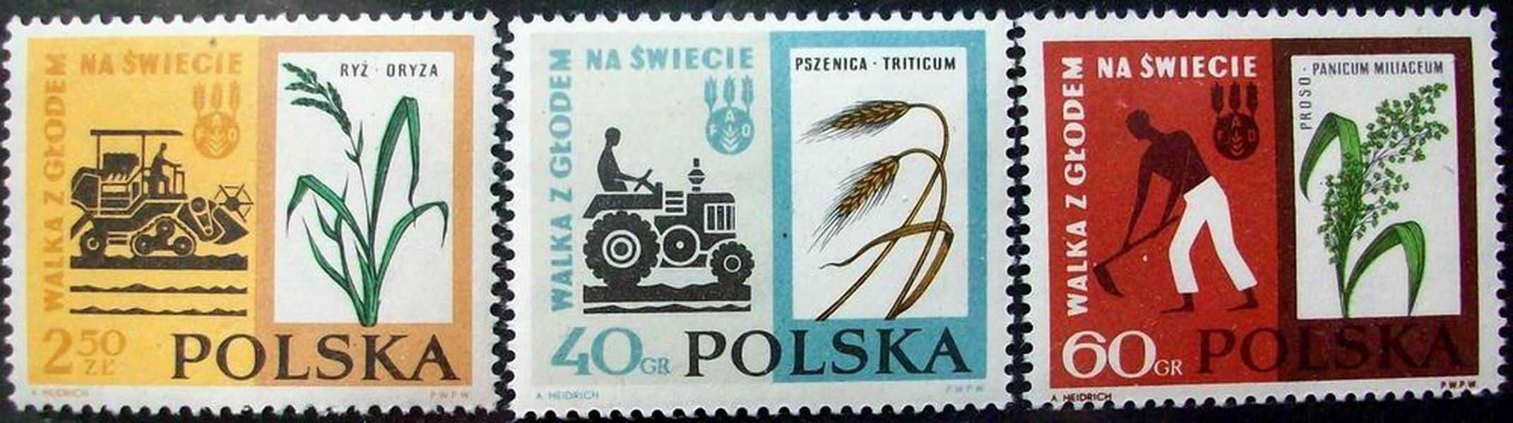K Znaczki polskie rok 1963