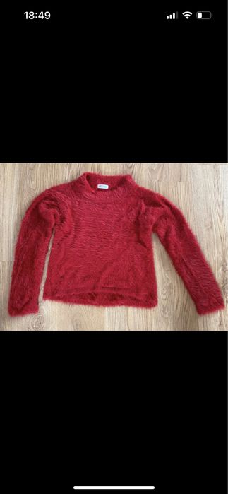 Czerwony sweter H&M