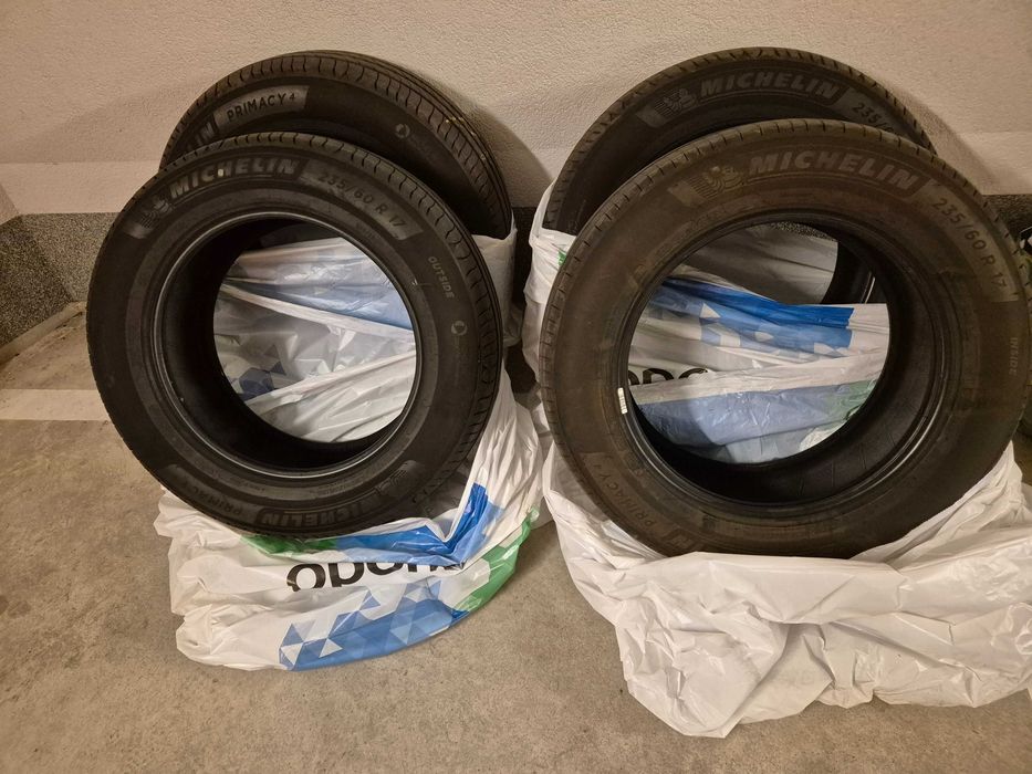 Opony letnie michelin primacy 4 - 235/60/R17 - prawie nowe