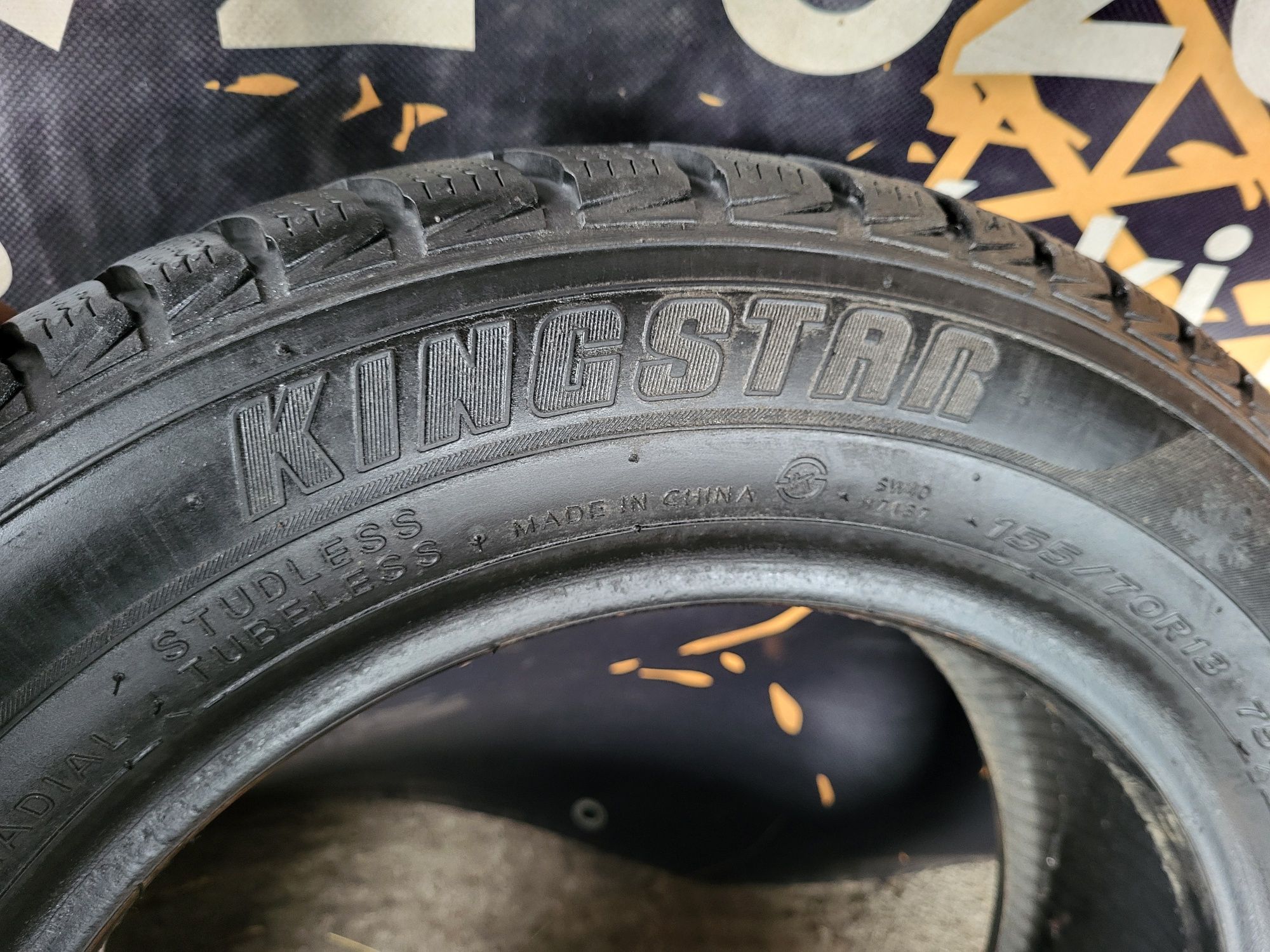 Opony zimowe 155/70/13 Kingstar 6,7mm