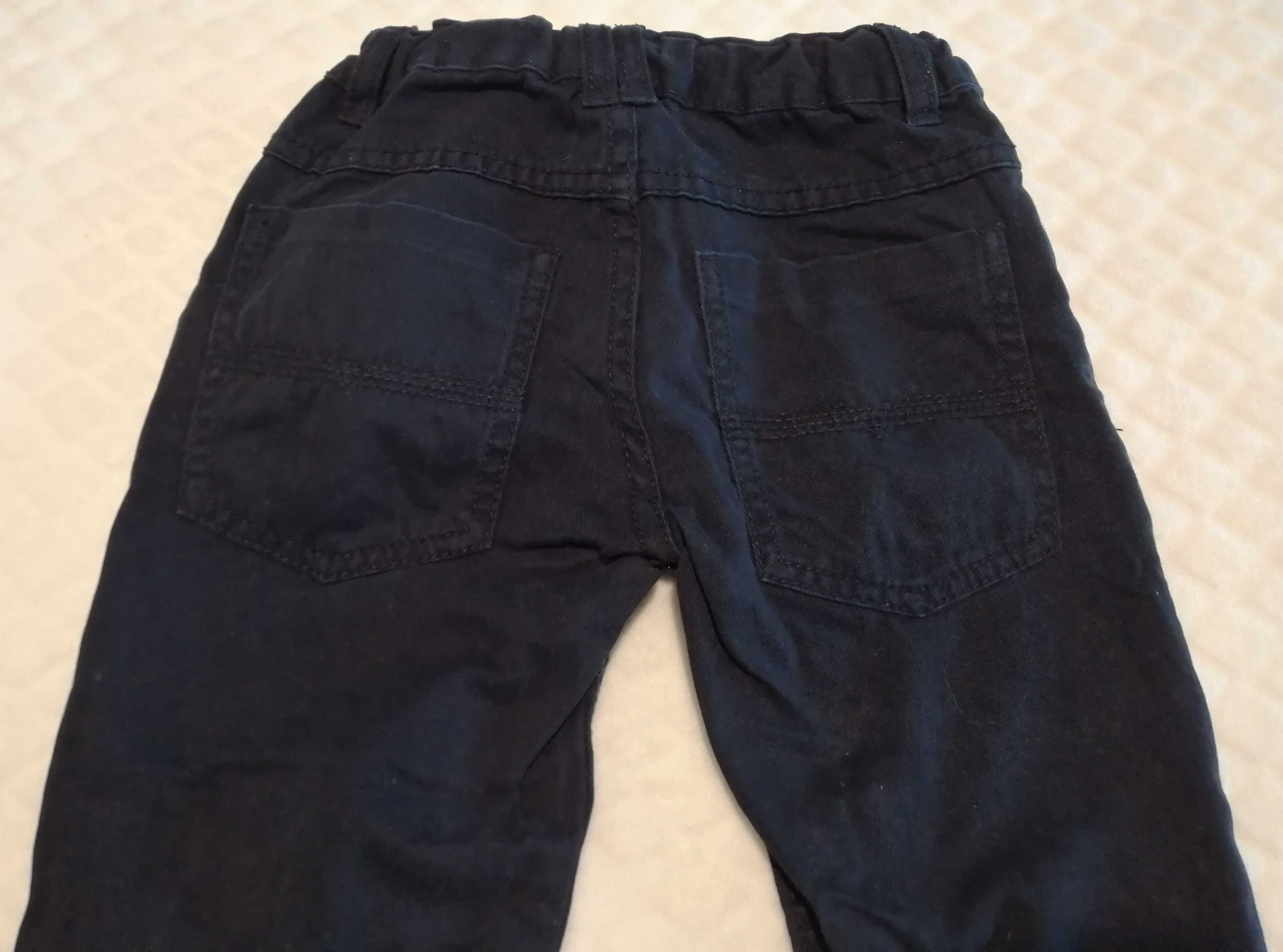 Spodnie, czarne, 6 lat, 116, inextenso (Odzież)