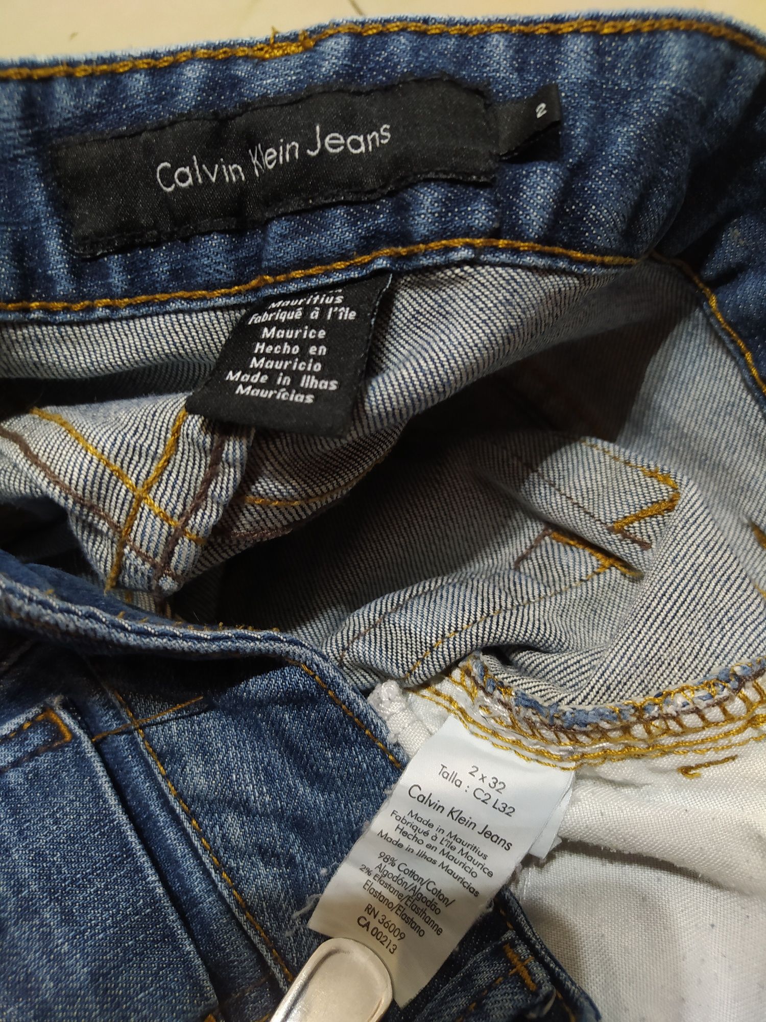 Jeansy 2/32 Calvin Klein spodnie damskie