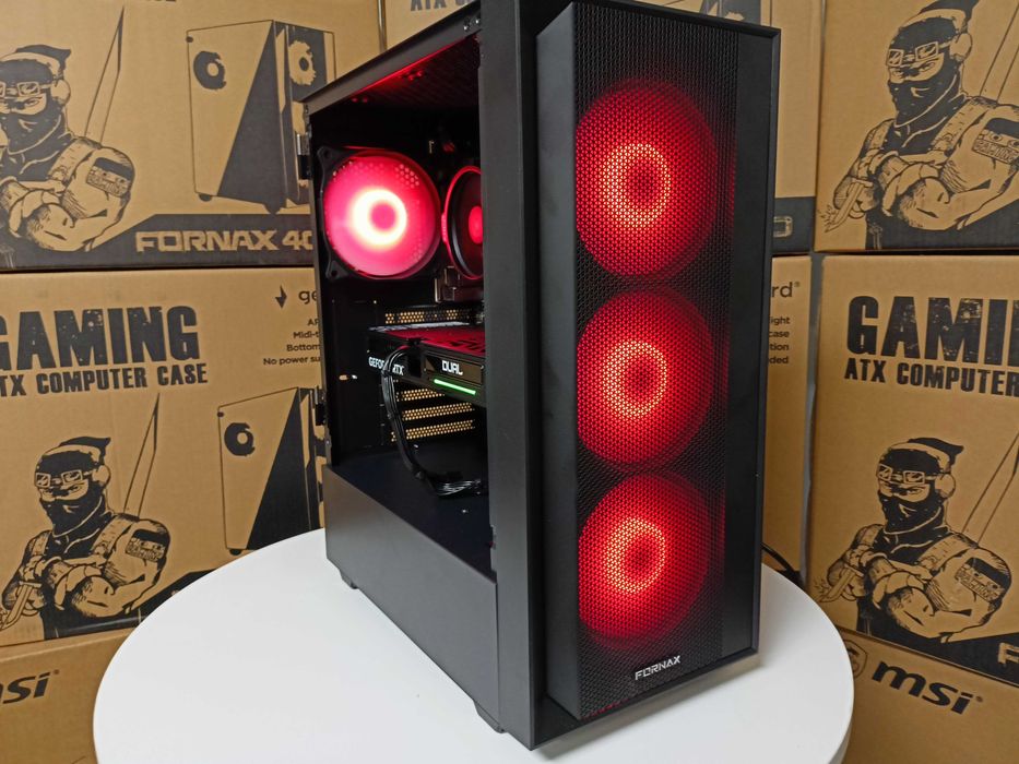 Nowy Komputer Gamingowy Ryzen 7 5700X 1TB 32GB RTX 5060 8GB Win11 FV23