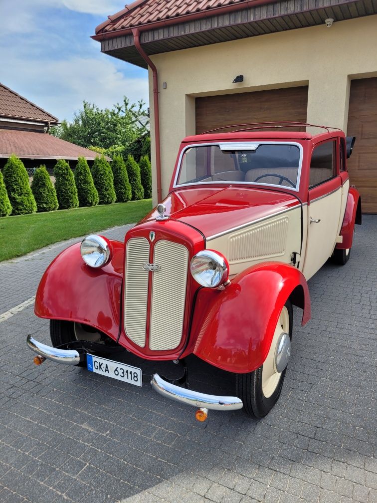 DKW F7 Cabriolimousine 1937 zabytkowy oldtimer nie Mercedes