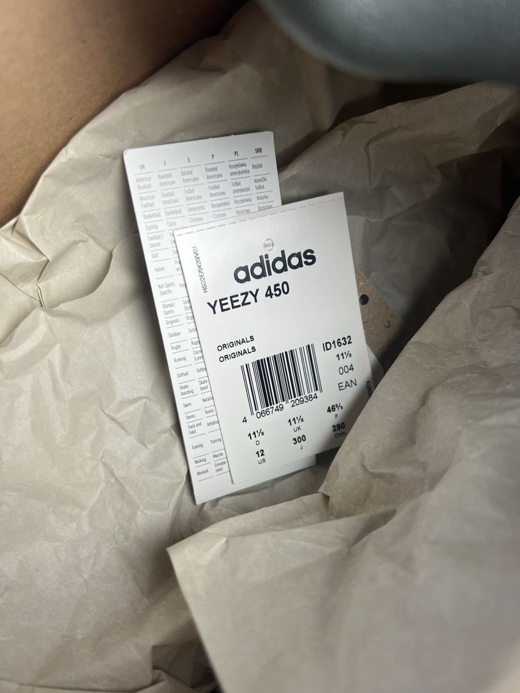 Adidas Yeezy 450 Stone Teal black