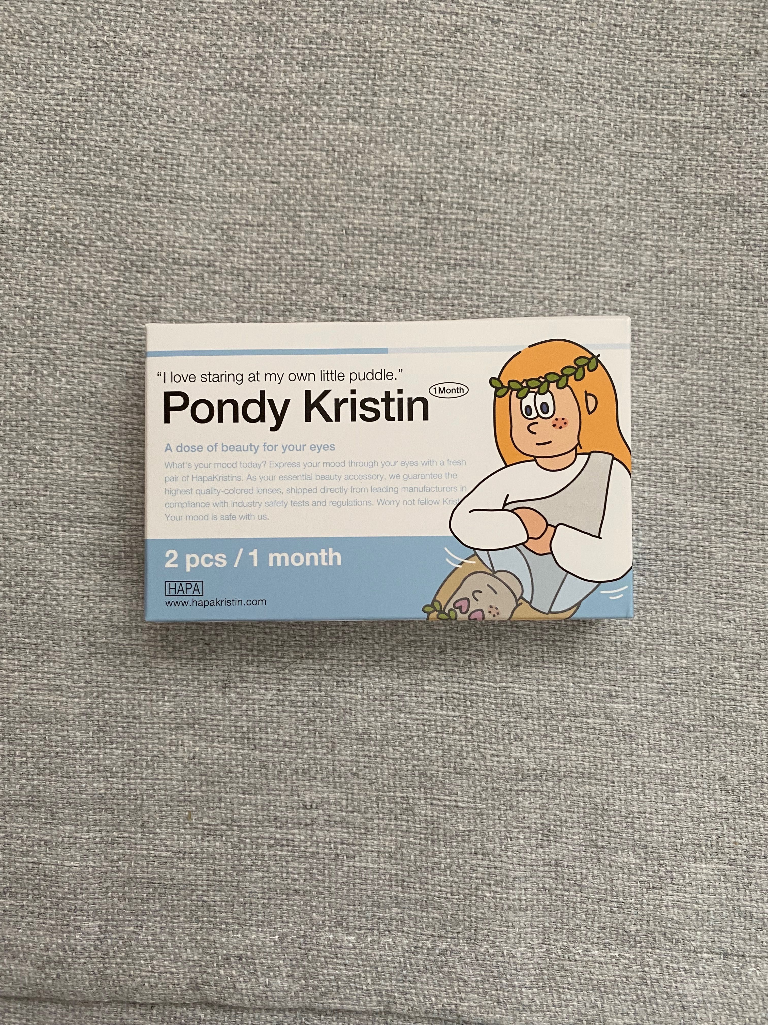 Hapa Kristin soczewki kontaktowe Pondy Kristin