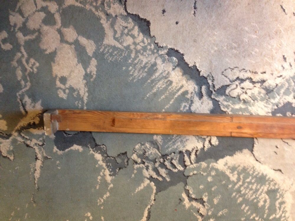 karnisz drewniany prl rarytas 156 cm dl
