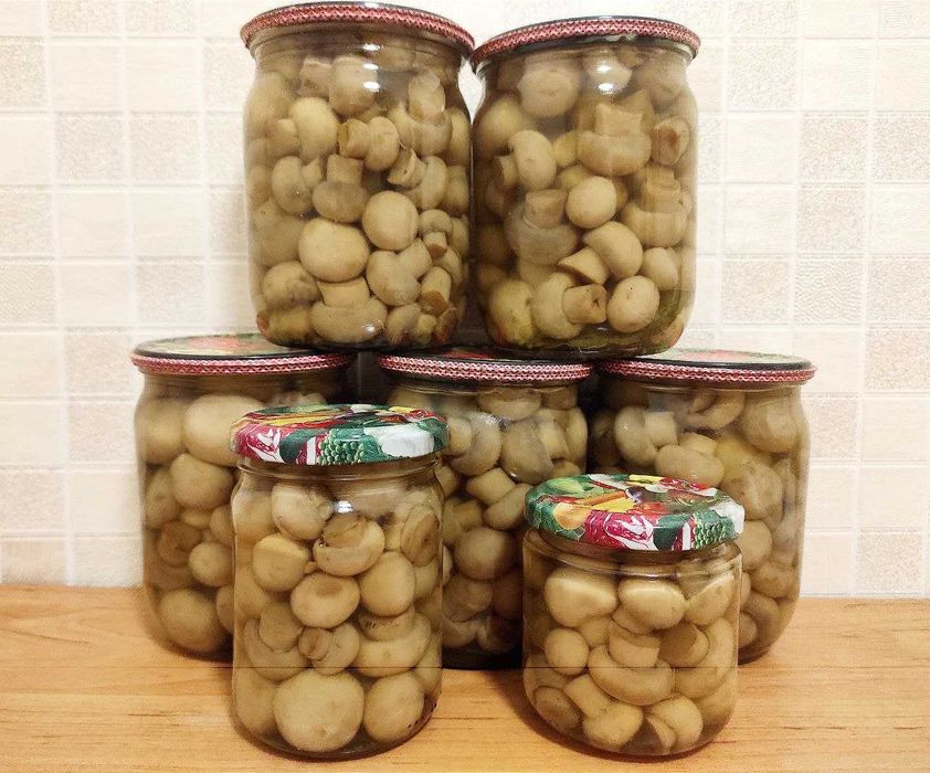 Тушонка, гриби, варення, консервація