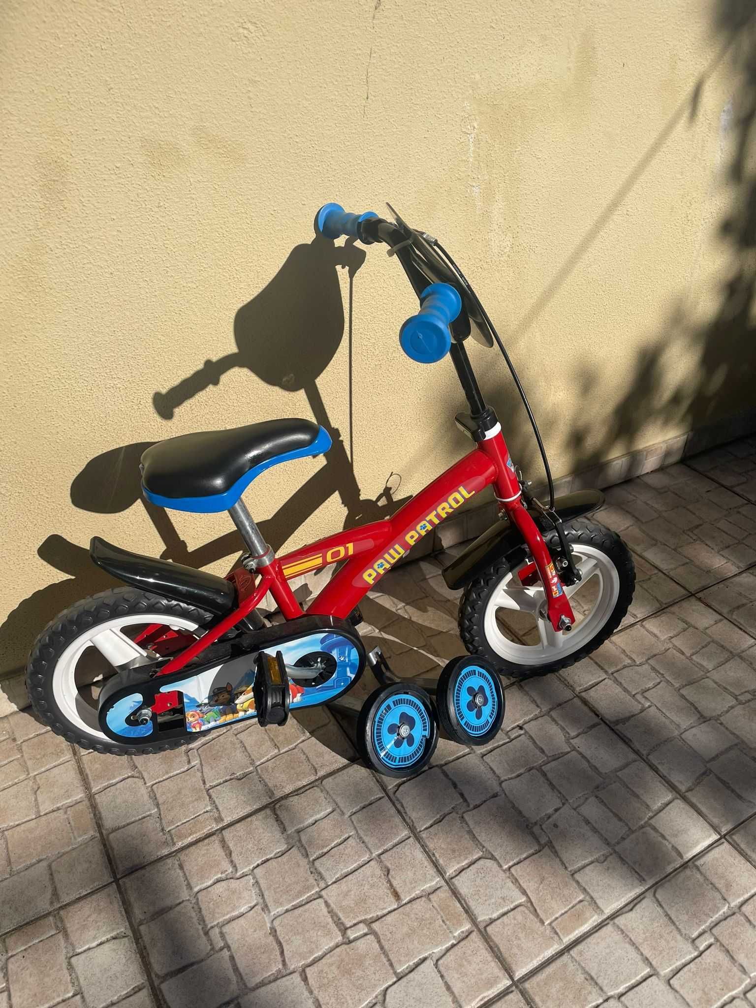 Bicicleta criança Patrulha Pata