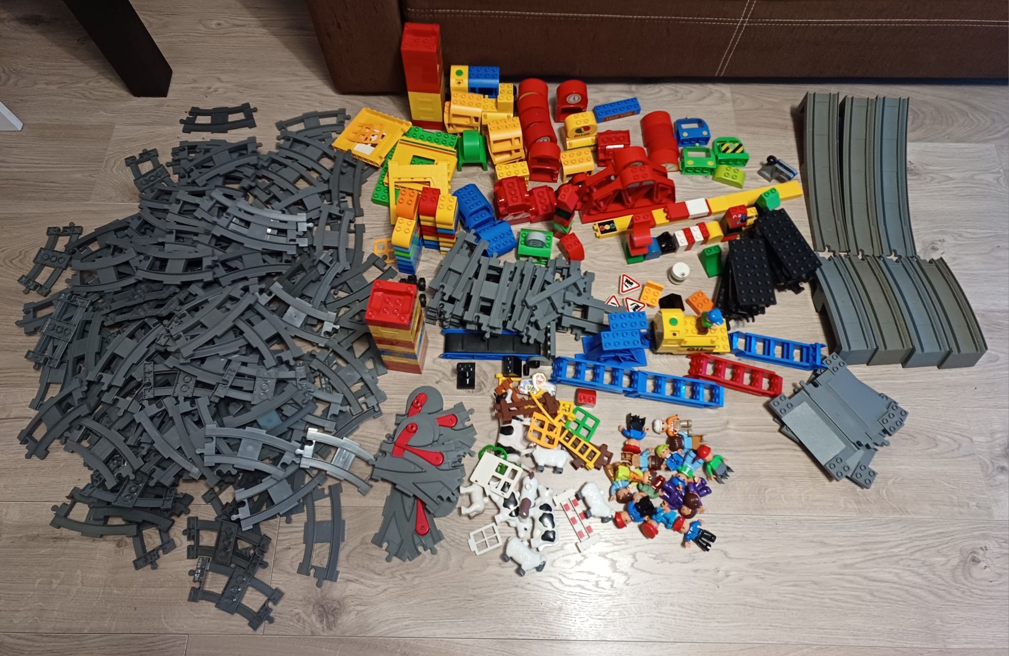 Zestaw duży  LEGO klocków duplo