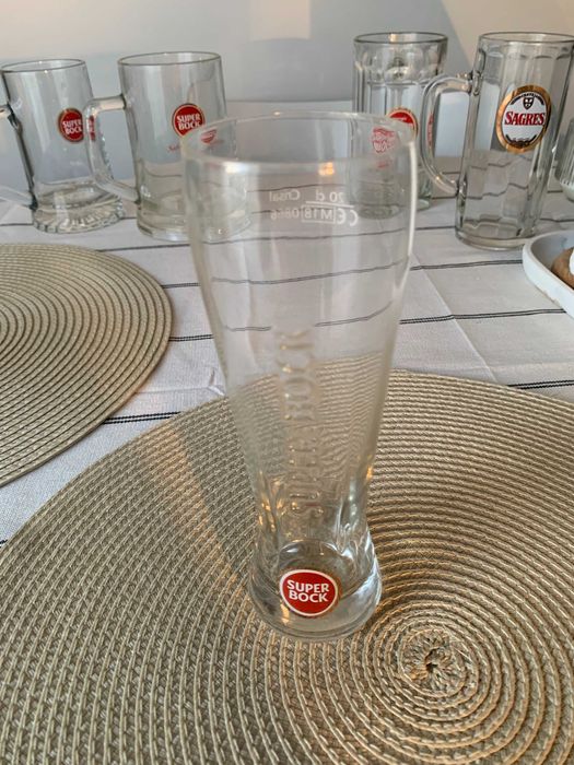 Copo Cerveja Super Bock Sabor Autêntico 20cl Crisal