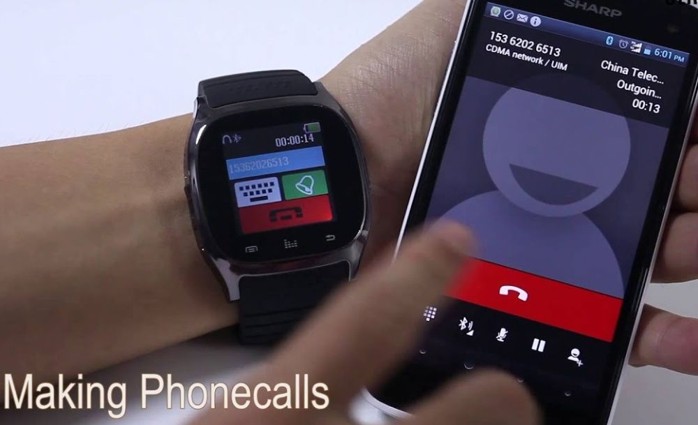 RWATCH M26 Smart Watch Faz chamadas por Bluetooth [Azul]