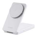 Ładowarka Indukcyjna Ugreen W528 2W1 20W Do Iphone I Airpods Biała
