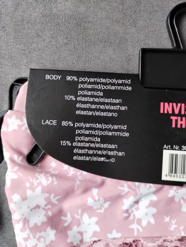 Stringi damskie Invisible Thong XL 2x2pak