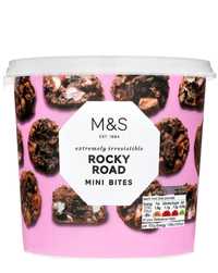 Marks and Spencer Rocky Roads Mini Bites Slodycze Czekoladowe z UK